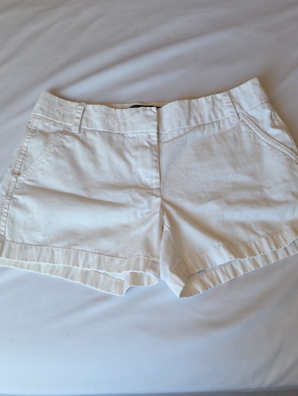 J. Crew White High-Rise Women's Casual Shorts